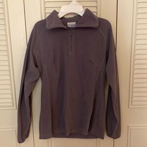 Light purple, Columbia, quarter zip fleece!